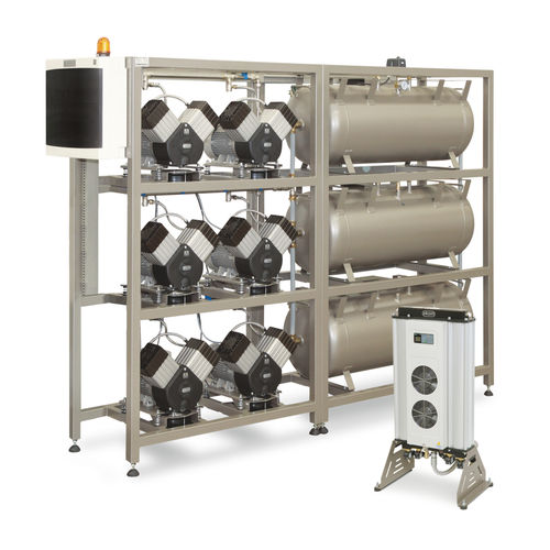 Compressore per odontoiatria - DK50 6x2VT/M - EKOM spol - con essiccatore d'aria