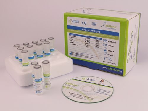 Kit di test della tubercolosi - EliGene® MTB UNI - Elisabeth Pharmacon spol  - del Mycobacterium tuberculosis / clinico / di urina