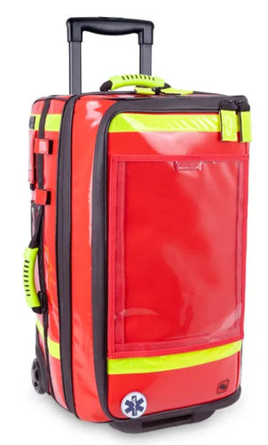Zaino di emergenza - EB02.076 EMERAIR TROLLEY TARPAULIN - ELITE BAGS - da medico / per dispositivi medici / con impugnatura