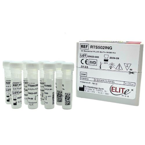 Kit di test per malattie gastrointestinali - GI Bacterial PLUS ELITe MGB&reg; - ELITech Group  - batteriologico / del Clostridium difficile / del Campylobacter jejuni