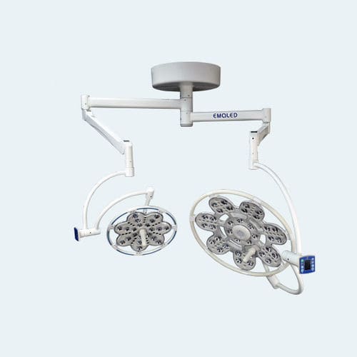 Lampada scialitica a soffitto - 500/300  - EMALED - LED / veterinaria / 2 bracci