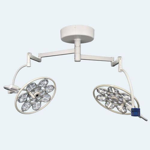 Lampada scialitica a soffitto - 560/560 - EMALED - LED / veterinaria / 2 bracci