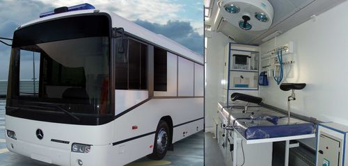 Unità mobile ospedaliera per cure ospedaliere - EMS Mobil Sistemler - autobus