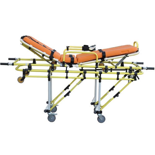 Barella con carrello di trasferimento - ES-100 - EMS Mobil Sistemler - manuale / con schienale regolabile / pieghevole