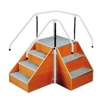 Scale per riabilitazione ad angolo - RH020 - EMS Physio - con 2 corrimani