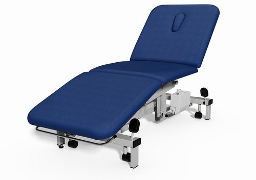 Lettino da massaggio elettrico - COU003 - EMS Physio - su rotelle / a 3 sezioni