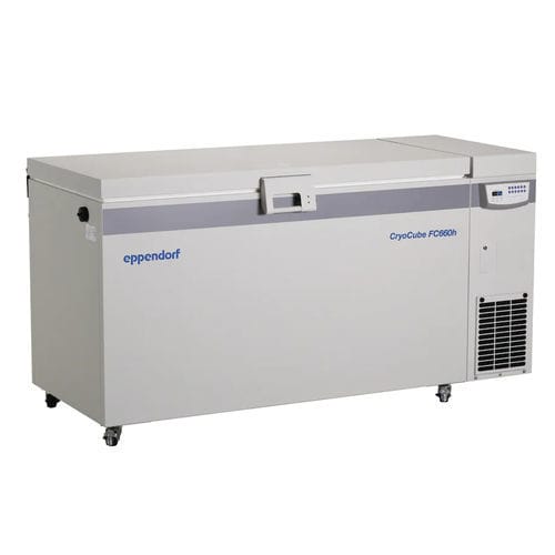 Congelatore da laboratorio - CryoCube® FC660h - Eppendorf SE - orizzontale / 1 porta / con raffreddamento ad aria