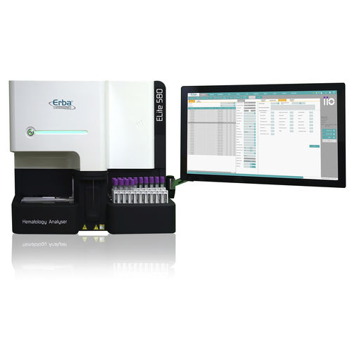 Analizzatore ematologico automatico - ELite 580 - ERBA Diagnostics Mannheim - compatto / 29 parametri / con differenziazione di 5 parti