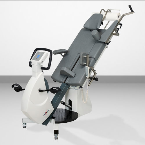 Lettino da visita per cardiologia - SANA 1000 - Ergosana - elettrico / ad altezza regolabile / con pedalatore per esercizio ergometrico