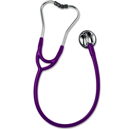 Stetoscopio cardiologico - Sensitive - ERKA - a padiglione singolo / in ottone cromato