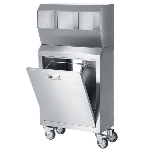 Armadio per copriscarpe - ER-125 series - ERYIGIT Medical Devices  - per ospedale / con ripiano / con rotelle