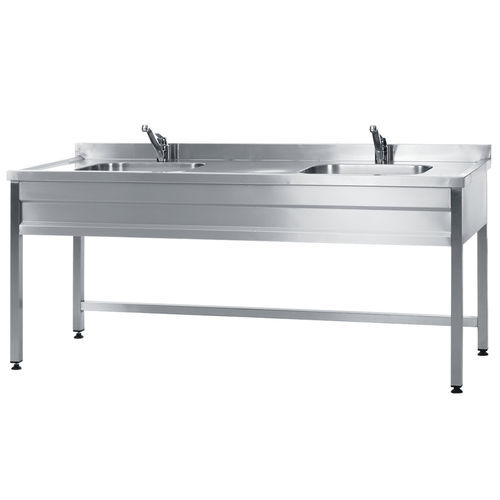 Lavandino chirurgico 2 postazioni - ER-11 series - ERYIGIT Medical Devices  - in acciaio inossidabile