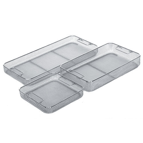 Cestello di sterilizzazione per strumenti - ER-1425 - ERYIGIT Medical Devices  - in alluminio / con griglia / perforato