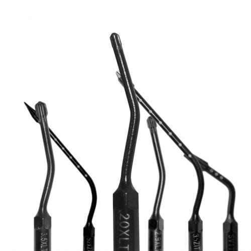 Inserto ad ultrasuoni piezoelettrico - ES series - ESACROM   - per chirurgia odontoiatrica / per implantologia / kit d'inserti