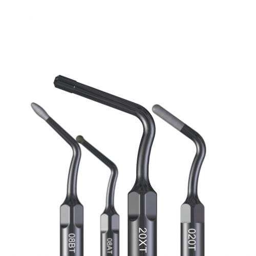 Inserto ad ultrasuoni piezoelettrico - ES020T - ESACROM   - per implantologia / diamantato / kit d'inserti