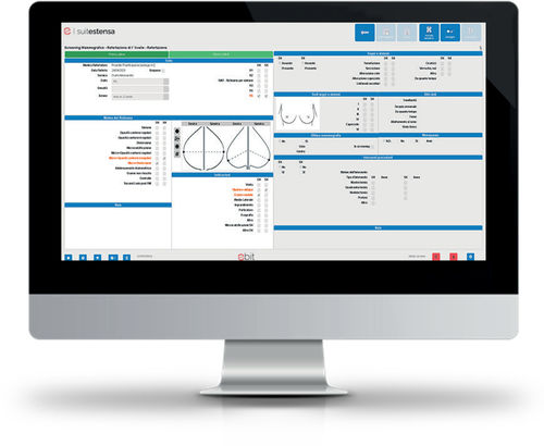 Software di gestione dati - Suitestensa MG - Esaote - di visualizzazione / per mammografia