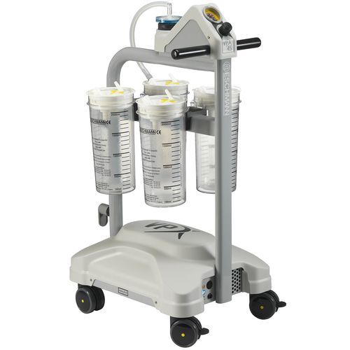 Aspiratore chirurgico pneumatico - VPX45 - Eschmann - per piccola chirurgia / con rotelle