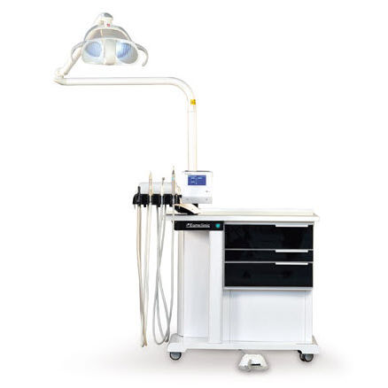 Riunito podologico - TS - Euroclinic MediCare Solutions - con illuminazione / con ripiani / compatto