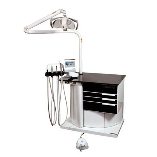 Riunito podologico - Steel S - Euroclinic MediCare Solutions - con ripiani / con illuminazione / compatto