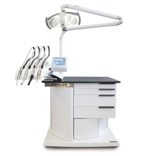 Riunito podologico - Steel TS-X - Euroclinic MediCare Solutions - con ripiani / con illuminazione / compatto