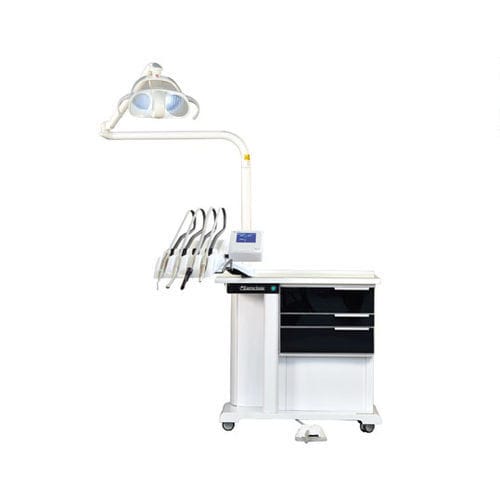 Riunito podologico - Steel TS-X - Euroclinic MediCare Solutions - con ripiani / con illuminazione / compatto