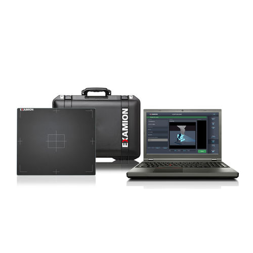 Sistema di acquisizione per radiografia veterinaria - X-DR Portable Case L WiFi  - Examion - portatile