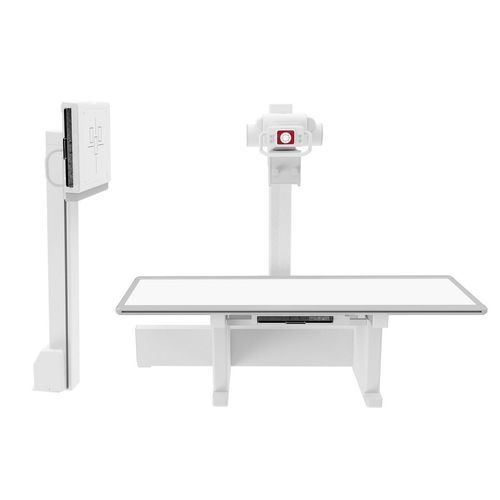 Sistema di radiografia digitale - X-DRS Floor Basic Hum - Examion - per radiografia multidisciplinare / con bucky da terra