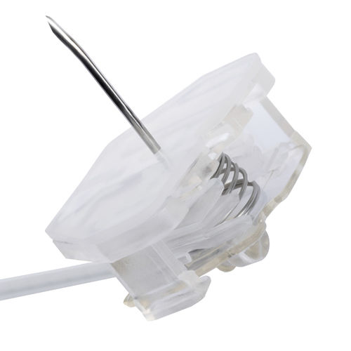 Ago per iniezione endovenosa - ONCO-GRIP® SAFE - F.B. Medical - di Huber / di sucurezza