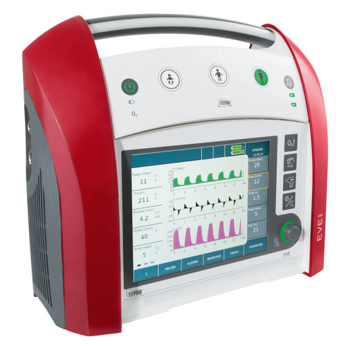 Ventilatore di emergenza - EVE TR - Fritz Stephan - per terapia intensiva / meccanico / da trasporto