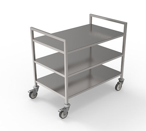 Carrello per cestelli di sterilizzazione - 50.103 series - Famos - per uso generale / di trasporto / di stoccaggio