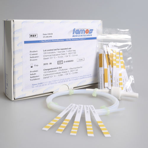 Kit di test di sterilizzazione - 15.100 series - Famos - Bowie-Dick