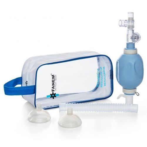 Rianimatore manuale neonatale - 020 - Fanem - in silicone / riutilizzabile / con valvole di sovrapressione e PEEP