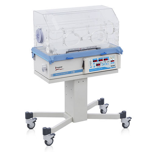 Incubatrice neonatale con rotelle - 1186 A - Fanem - Trendelenburg / anti-Trendelenburg