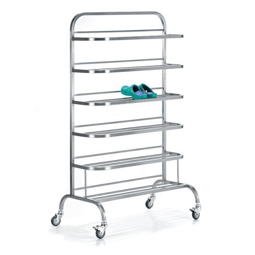 Rack per calzature - 9CL0032 - Favero Health Projects - per sala operatoria / di stoccaggio / con rotelle