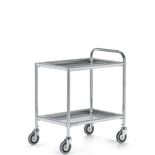 Carrello portastrumenti - 9CM0050 - Favero Health Projects - di servizio / in acciaio inossidabile / 2 vassoi