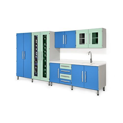 Tavolo di procedura da laboratorio - PRAXIS XE - Favero Health Projects - con cassetti / con scomparti / con lavandino
