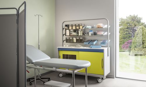 Postazione di raccolta per farmaci mobile - PRAXISLIDE - Favero Health Projects - modulare