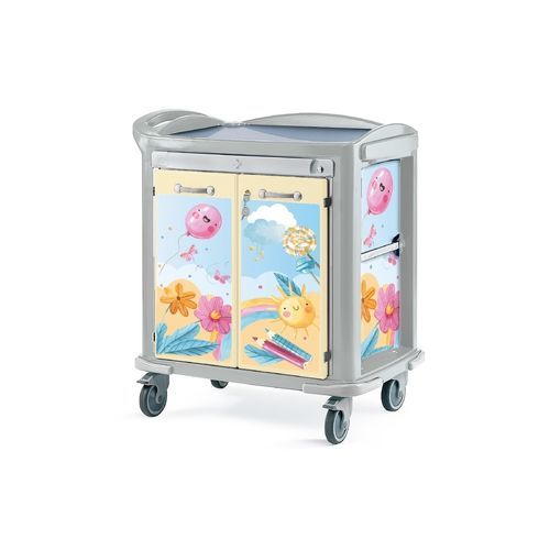 Carrello medico - Favero Health Projects - per uso generale / multifunzione / a doppia porta