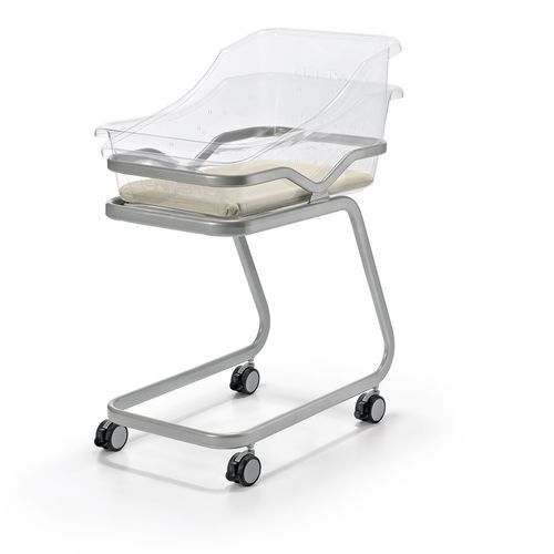 Culla pediatrica con rotelle - HORIZON 10 - Favero Health Projects - con scomparti / trasparente
