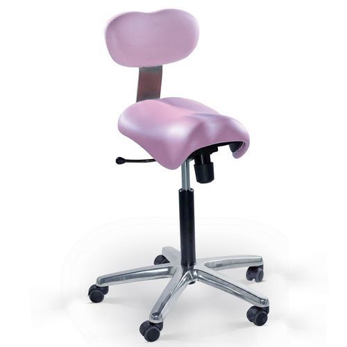Sgabello per ambulatorio - STING ST/LE - Favero Health Projects - ad altezza regolabile / idraulico / con schienale