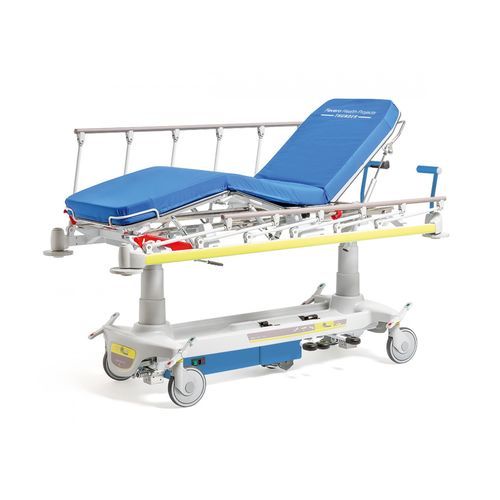 Barella con carrello da trasporto - THUNDER FLASH HYBRID - Favero Health Projects - elettrica / ad altezza regolabile / a 3 sezioni