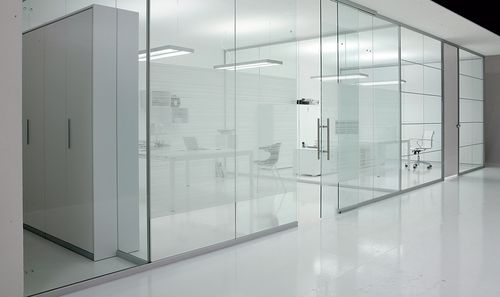 Struttura per muri per strutture sanitarie - Favero Health Projects - con pareti in vetro