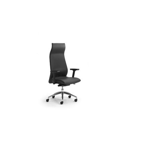Sedia da ufficio con rotelle - Energy - Favero Health Projects - con braccioli / con schienale alto / ad altezza regolabile