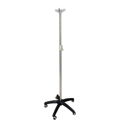 Asta portaflebo con rotelle - 02.694.13 - Fazzini  - 4 ganci / telescopica
