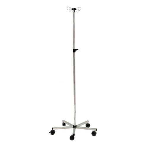 Asta portaflebo con rotelle - 02.694.61 - Fazzini  - 4 ganci / telescopica