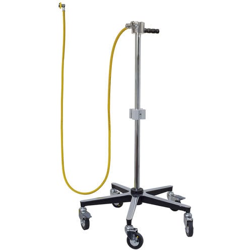 Aspiratore chirurgico pneumatico - Flow-Meter - con rotelle