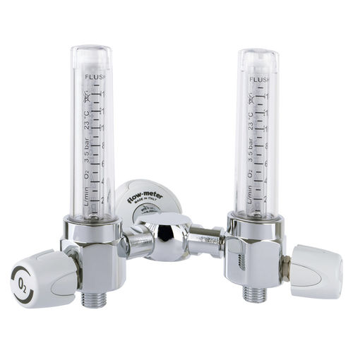 Flussometro ad area variabile - Rs twin - Flow-Meter - doppio / di ossigeno / d'aria