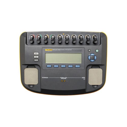 Tester di defibrillatore esterno - 6000D - Fluke Health Solutions - di sicurezza elettrica / per stimolatori cardiaci esterni / portatile