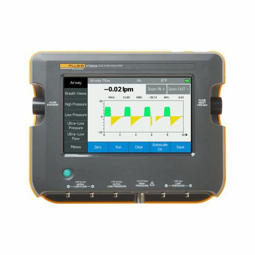 Analizzatore di portata di gas - VT900A - Fluke Health Solutions - di controllo / di temperatura / di pressione