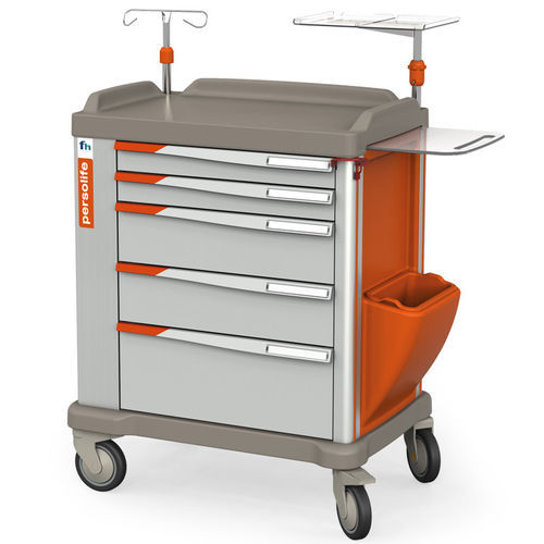 Carrello medico - #PL61C5 - Francehopital - ospedaliero / di emergenza / portabombole di ossigeno